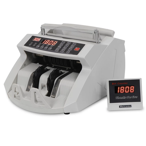 Money Bill Counter Detector Display Currency Cash Counter Bank Machine