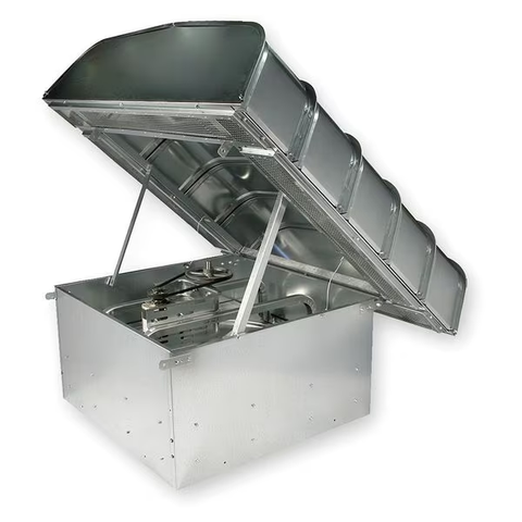 Steel 48"L, 39"H, 48"W, Roof Fan w.Motor