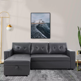 Reversible Sleeper Sectional Sofa Storage Chaise