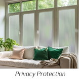 3D Striped Pattern Frosted Decorative Window Decal