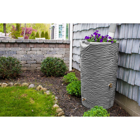 Drainable Display Loon Peak® 65 Gallons Plastic Drainable Rain Barrel – ADVANCED ...