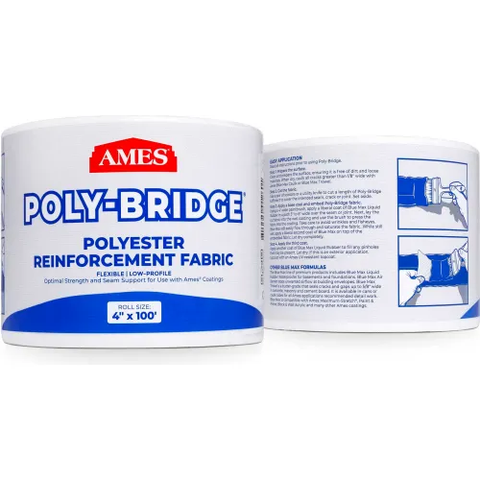 AMES POLY-BRIDGE Polyester Reinforcement Fabric 4" x 100' roll