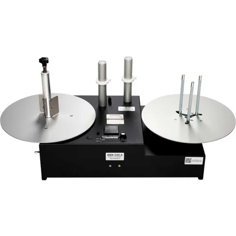 Labelmate USA Reel To Reel Rewinder for Rolls Up To 6" Width & 13" Dia. & 1-4" Core, 100-240-24V