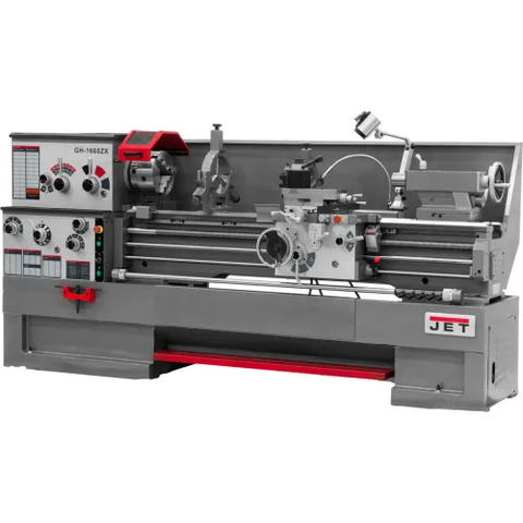 Jet JT9-321452 GH-1860ZX Large Spindle Bore Lathe W/Newall DP700 DRO & Taper Attachment, 7-1/2 HP
