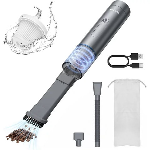 Car Vacuum, Portable 7000PA Handheld Vacuum Cleaner with High Power