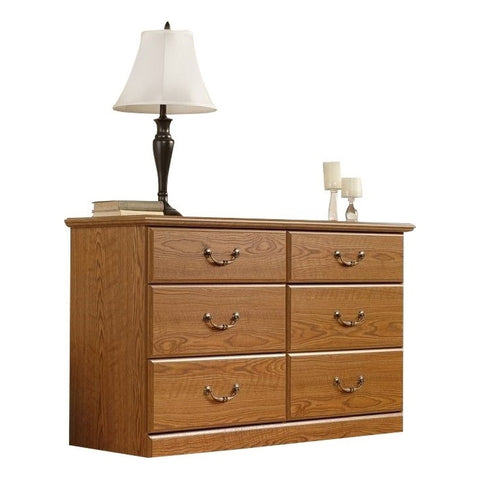 Modern / Contemporary Dresser in Carolina Oak Finish