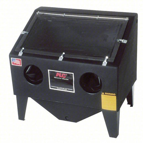ALC Pneumatic Blast Cabinet: Siphon Feed, 30 in W x 20 in D Work Area, 15 cfm