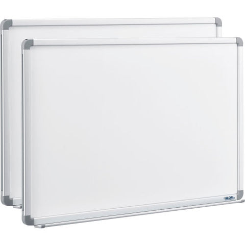 Magnetic Whiteboard - 36 x 24 - Steel Surface - Pack of 2