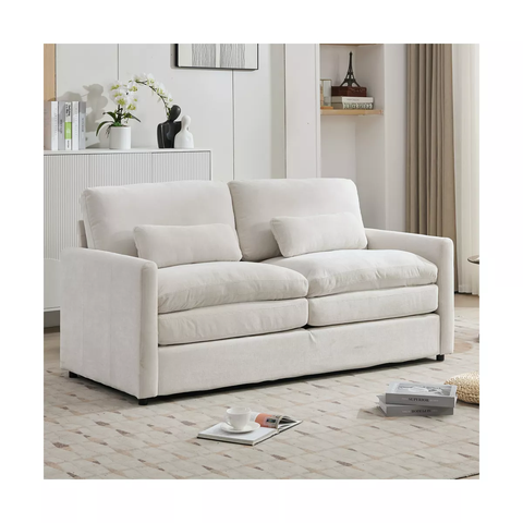 Runesay Upholstered Loveseat Sofa with Plush Cushion