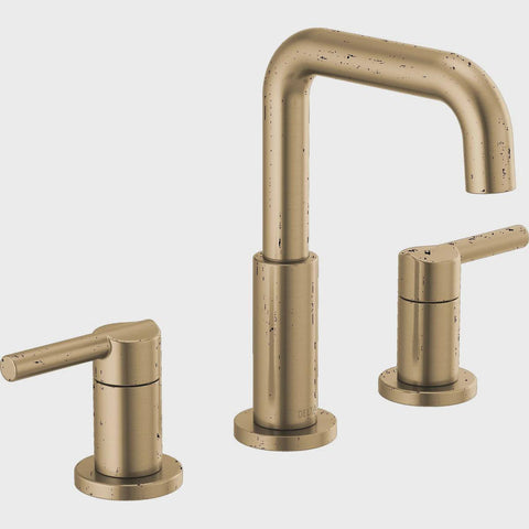 Nicoli Widespread Bathroom Faucet 3 Hole, 2-handle Bathroom Sink Faucet 35849LF-CZ