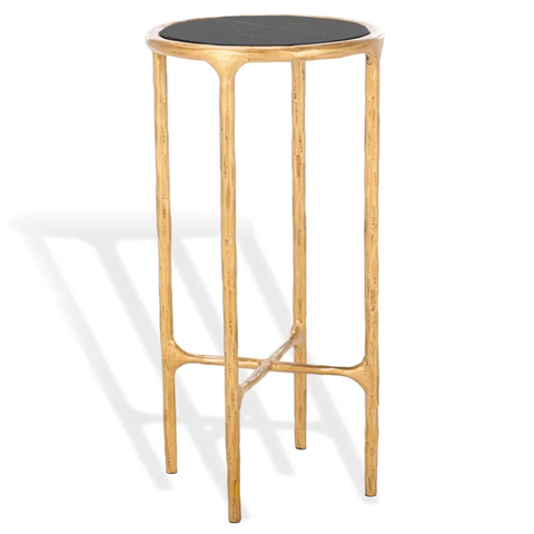 Evelynn 24" H x 12" W Iron End Table