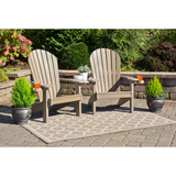 Aatikah Plastic Adirondack Chair (Set of 2)