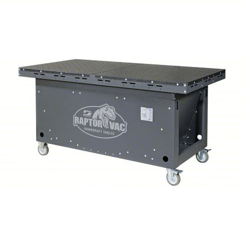 DYNABRADE Downdraft Table: 36 in W x 72 in L, 2,500 cfm, 230V AC