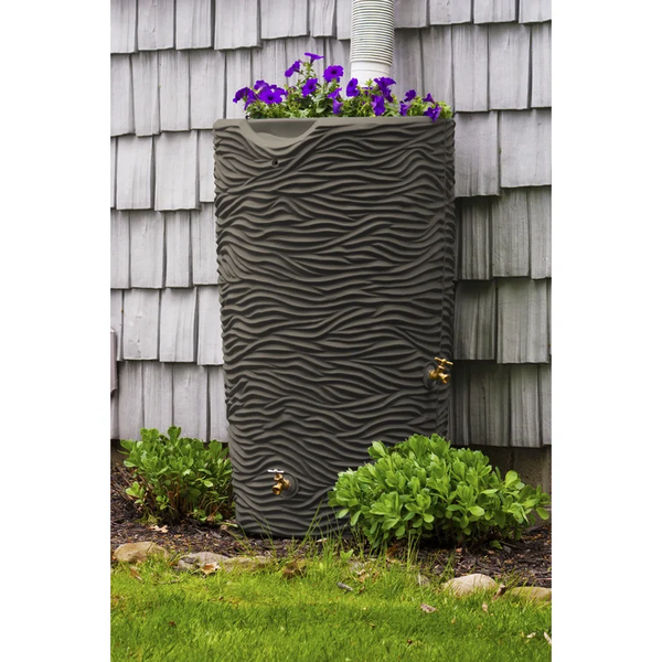 Loon Peak® 65 Gallons Plastic Drainable Rain Barrel – ADVANCED ...