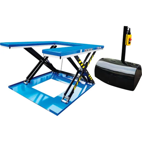 U-Shape Power Scissor Lift Table, 59" x 50", 2200 Lb. Capacity