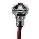 Green Bezel Mounted LED Indicator Lights-39-5635-12-5 per pack