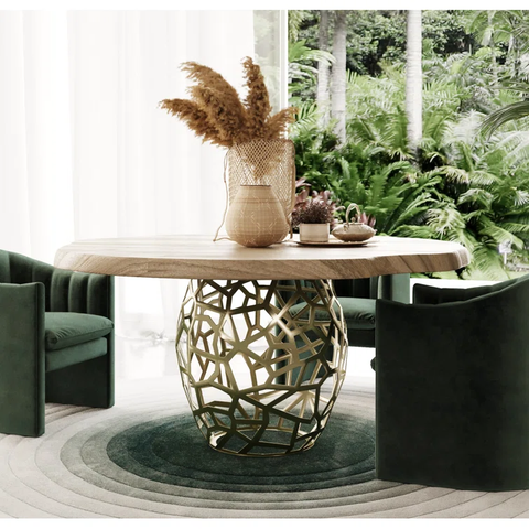 Charliss Round Conference Table