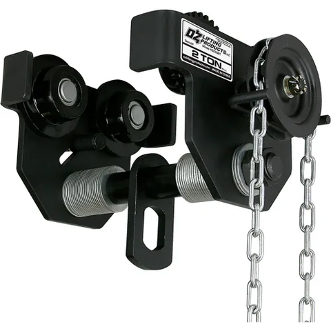 OZ Lifting OZ2GBT Geared Beam Trolley 2 Ton Capacity
