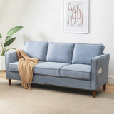 Hana 78" Square Arm Sofa