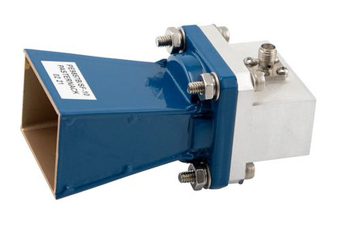 Antennas WR-102 Waveguide Standard Gain Horn Antenna Operating from 7 GHz to 11 GHz with a Nominal 10 dB Gain SMA Female Input