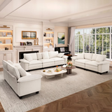 Captiva Designs Cloud Modular 7PC Sectional Sofa Set-corduroy