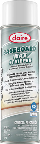BASEBOARD WAX STRIPPER CLEANER & WAX 20 OZ CAN (12 CANS PER CASE)