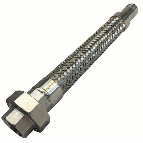 Flexible Metal Hose Assembly: 2 in Hose Inside Dia., 13 in Dynamic Min. Bend Radius (In.), MNPT