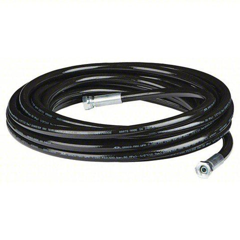 High-Pressure Spray Hose: 3/8 in Hose Inside Dia., 50 ft Hose Lg, 7,250 psi