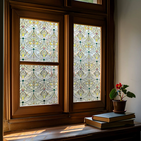Ironwork Design Glass Accent Window Film