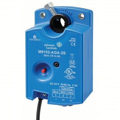 Actuator: Damper, Floating Point/On/Off, Non-Spring Return, 18 in-lb, 24V AC, Hardwired