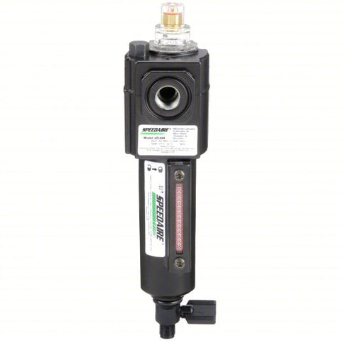 SPEEDAIRE Compressed Air Lubricator: Micro Mist, 1/4 in NPT, 50 cfm, 250 psi Max Op Pressure, Zinc