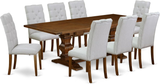 East West Furniture ALAEL5-78-05  Kitchen Table Set Includes a Rectangle Dining Table