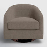 Bennett Upholstered Swivel Barrel Chair
