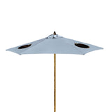 7' Wood Market Umbrella Kit (3 Imprints)
