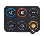 Keypads PKP, 6 Pos (2X3), CAN, amphenol connector - small inserts 15mm