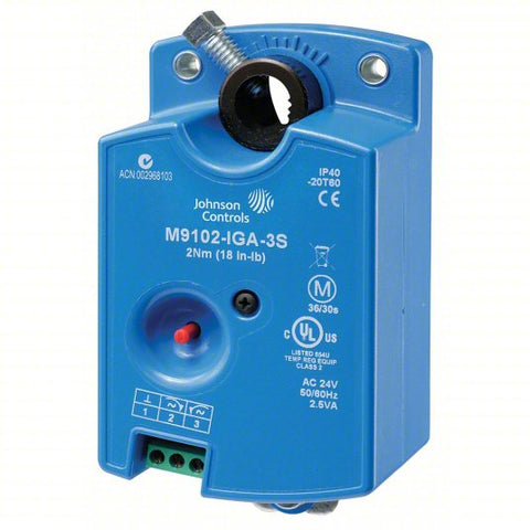 Actuator: Damper, Floating Point/On/Off, Non-Spring Return, 35 in-lb, 24V AC, Screw Terminals