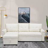 Reversible Sleeper Sectional Sofa Storage Chaise