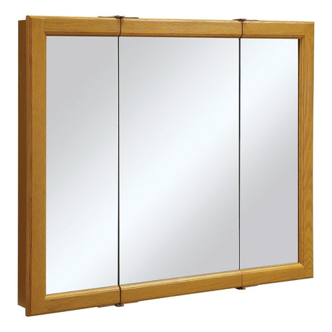 Wood Medicine Cabinet in Honey Oak 36-Inch