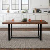 Walker Edison Solid Wood 72-inch Distressed Dining Table