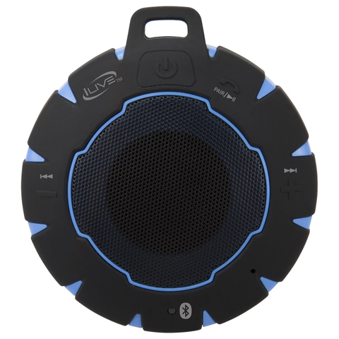 iLive Waterproof Wireless Speaker, ISBW157BU, Blue