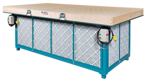 Dynabrade Downdraft Sanding Table - 48 in x 96 in - 12 Filters - 1 - 7000 CFM - 64651
