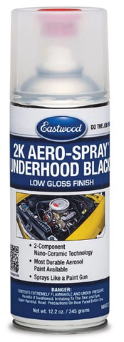 Eastwood 2K AeroSpray Underhood Black Spray Paint (14147Z)
