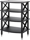 pangea Audio Vulcan X Four Shelf Audio Rack Media Stand, and Components Cabinet