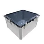 DIN Rail Mount Enclosures Polycarbonate Enclosure; with Clear Cover; 18 in x 16 in x 10 in