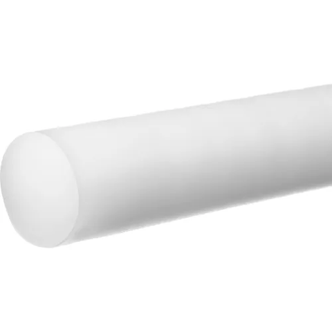 Delrin Acetal Rod 24"L x 1-1/2" Dia, White