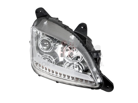 UNITED PACIFIC 35813 Headlight Assembly - Passenger Side (RH), Projection, LED, with Position and Turn Signal Light