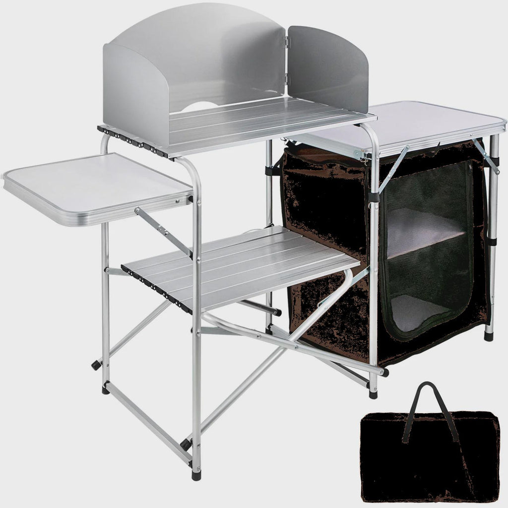 SKYSHALO Portable Folding Cook Table for BBQ, Party, Camping β ADVANCED ...
