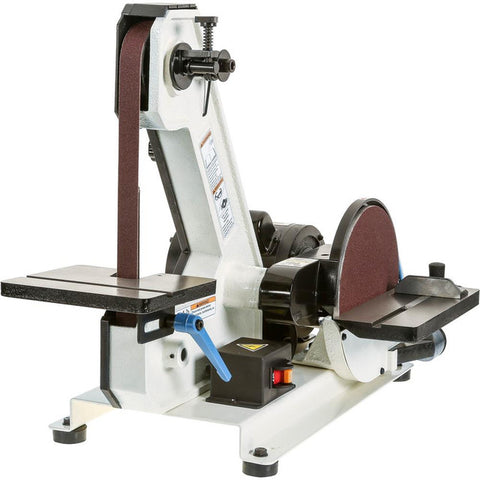 Shop Fox 1" x 42" Belt and 8" Disc Sander with Tilting Tables and Dust Ports (W1850)