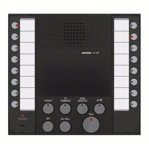 AIPHONE Master Station: 1 7/8 in Ht, 6 7/8 in Wd, 7 5/8 in Dp, 1 7/8 in Door Station Ht