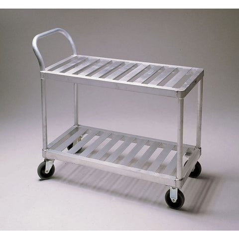 New Age Aluminum Stocking Cart - 41" L x 19"W x 37"H